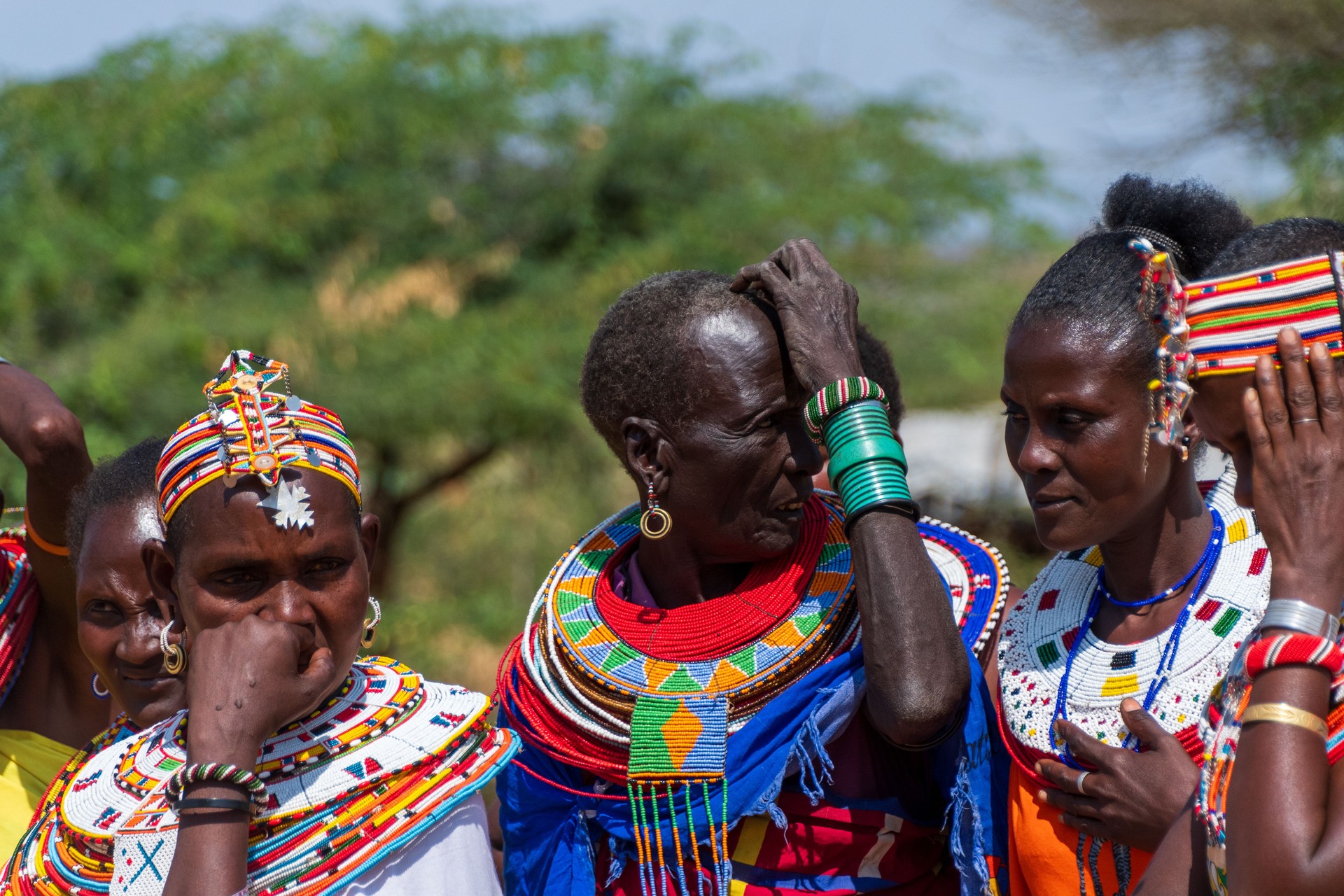 People from the Umoja Women Cultural village